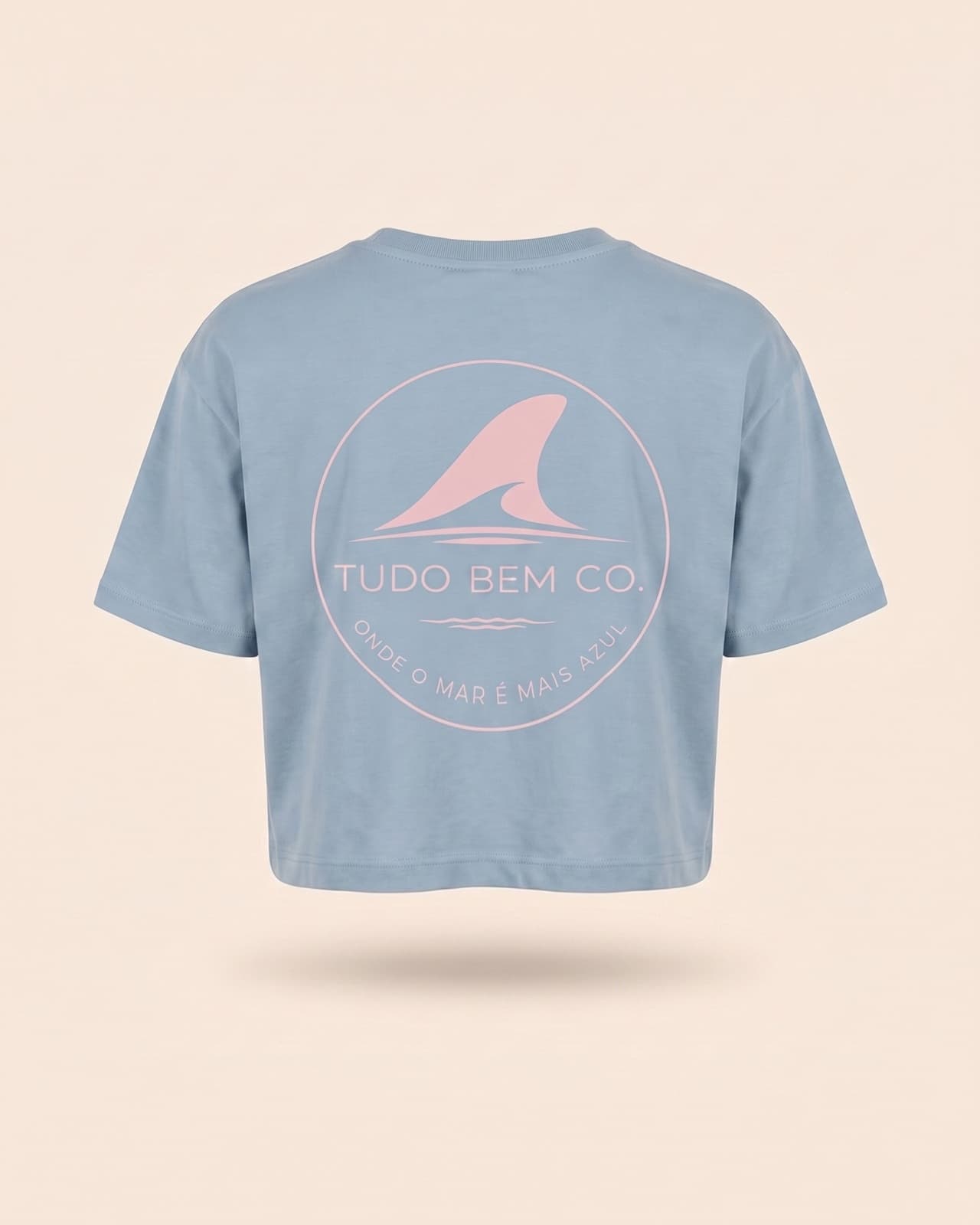 Coastal Crop Tee — Blue (alt view)