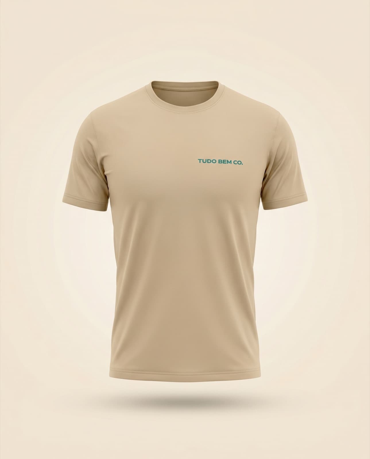 Tide Line Tee — Sand (alt view)